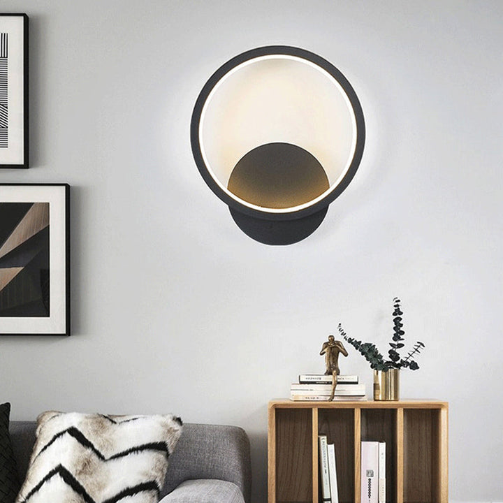 Lisslune | Geometric Wall Spotlight Contemporary Aluminium Bedside LED Wall Light