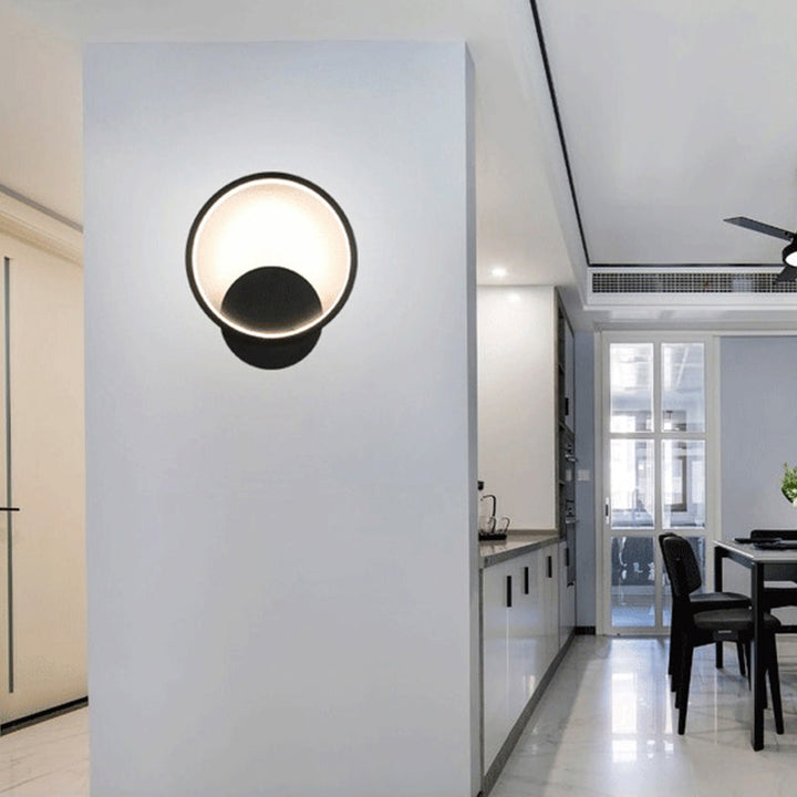 Lisslune | Geometric Wall Spotlight Contemporary Aluminium Bedside LED Wall Light