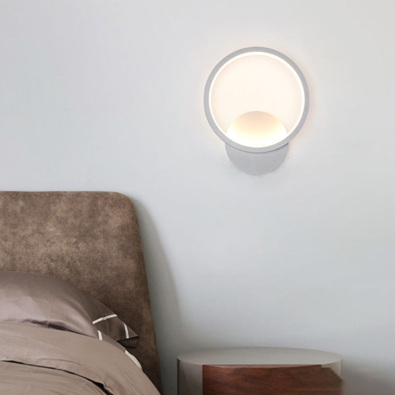 Lisslune | Geometric Wall Spotlight Contemporary Aluminium Bedside LED Wall Light
