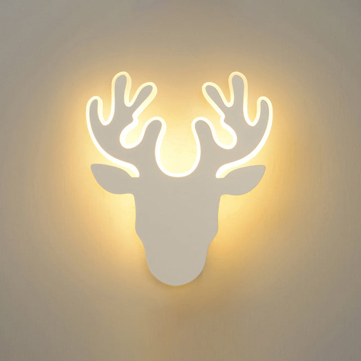 Lisslune | Simple shaded wall-mounted light acrylic living area LED wall lighting in white