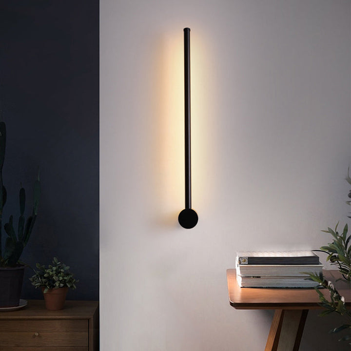 Skørter | Tube-shaped LED Wall Mounted Light Modern Style Acrylic Living Room Wall Light Fixture