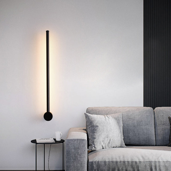 Skørter | Tube-shaped LED Wall Mounted Light Modern Style Acrylic Living Room Wall Light Fixture