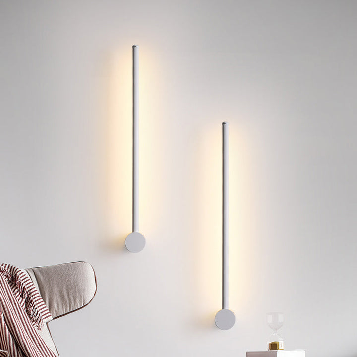 Skørter | Tube-shaped LED Wall Mounted Light Modern Style Acrylic Living Room Wall Light Fixture