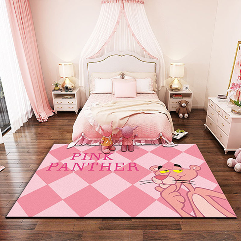 Lisslune | Western garden printed rug Multicolor Polyester rug with non-slip backing Stain-resistant indoor rug for bedroom