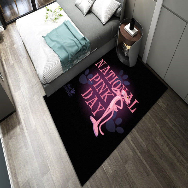 Lisslune | Western garden printed carpet multicolored polyester carpet with non-slip backing stain-resistant indoor carpet for bedroom