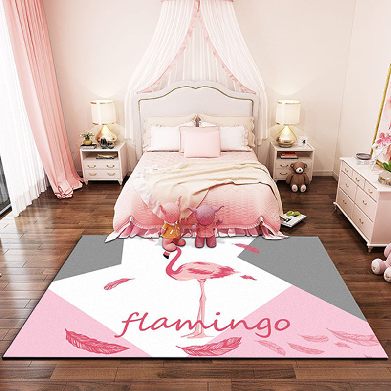 Lisslune | Western garden printed carpet multicolored polyester carpet with non-slip backing stain-resistant indoor carpet for bedroom