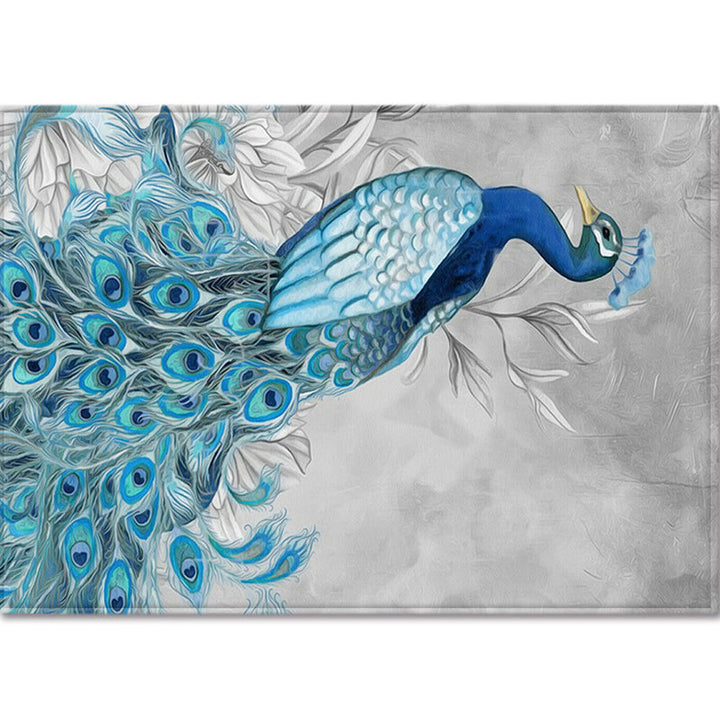 Lisslune | Modern Children's Room Rug Multi-Color Animal Area Rug Polyester Pet-Friendly Non-Slip Washable Rug