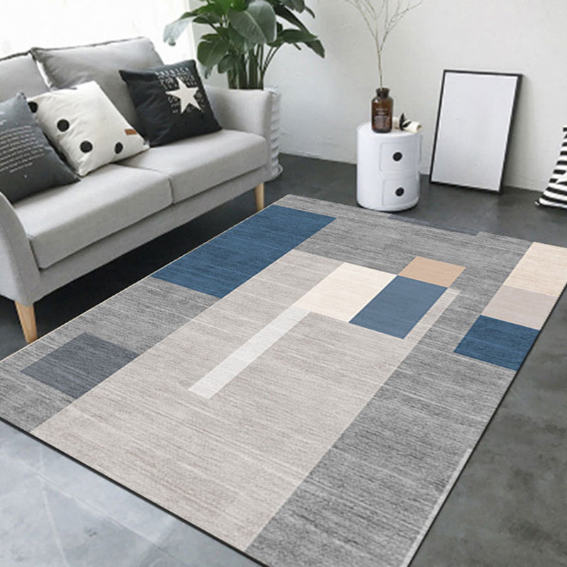 Lisslune | New geometric carpet multicolor polyester carpet pet-friendly stain-resistant indoor carpet for living room