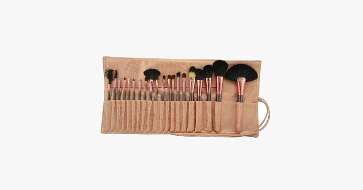 Lisslune | Coco Bronze Brush Set of 20 - Useful for full face makeup