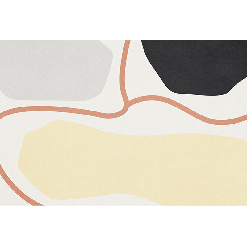 Lisslune | Southwest Living Room Rug Multicolored Color Block Rug Polypropylene Non-Slip Stain Resistant Rug