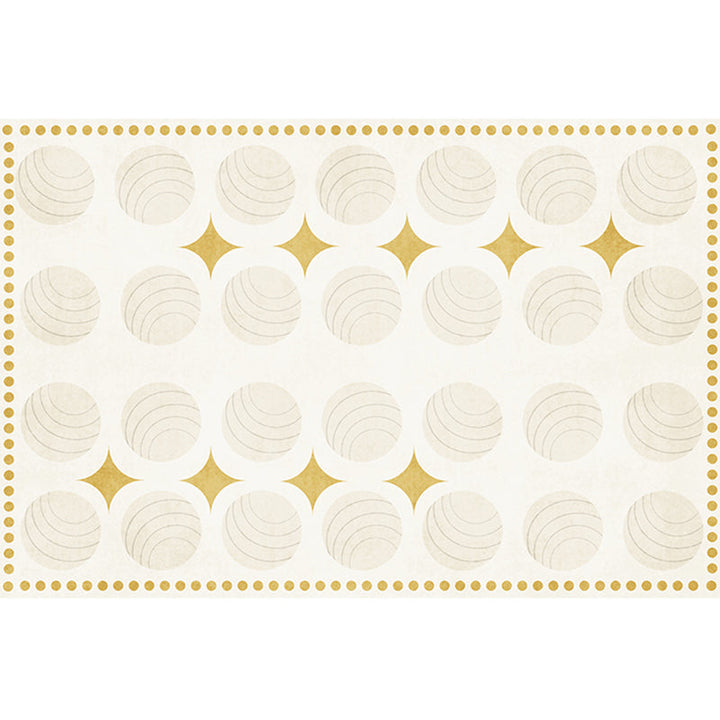 Lisslune | Casual Multicolor Relaxing Carpet Synthetic Color Block Carpet Non-Slip Back Washable Carpet for Bedroom