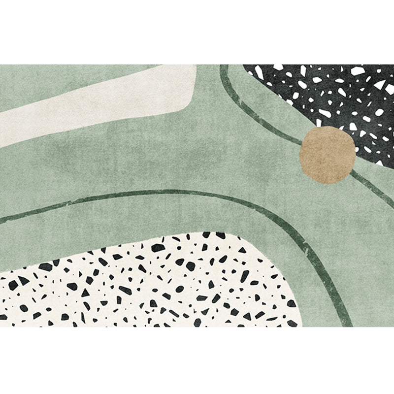 Lisslune | Western Home Rug Multicolored Abstract Pattern Rug Synthetic Non-Slip Washable Rug