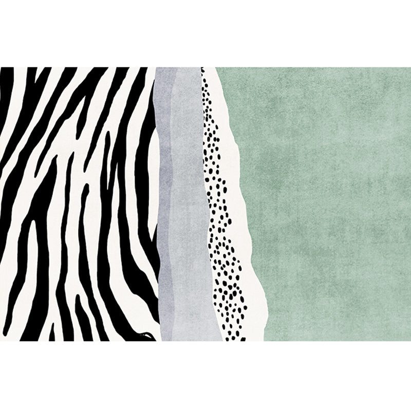 Lisslune | Western Home Rug Multicolored Abstract Pattern Rug Synthetic Non-Slip Washable Rug