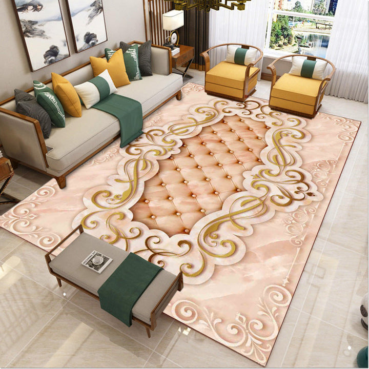 Lisslune | Luxury Southwest Rug Multicolored Floral Print Rug Pet-Friendly Easy to Care Washable Rug for the Living Room