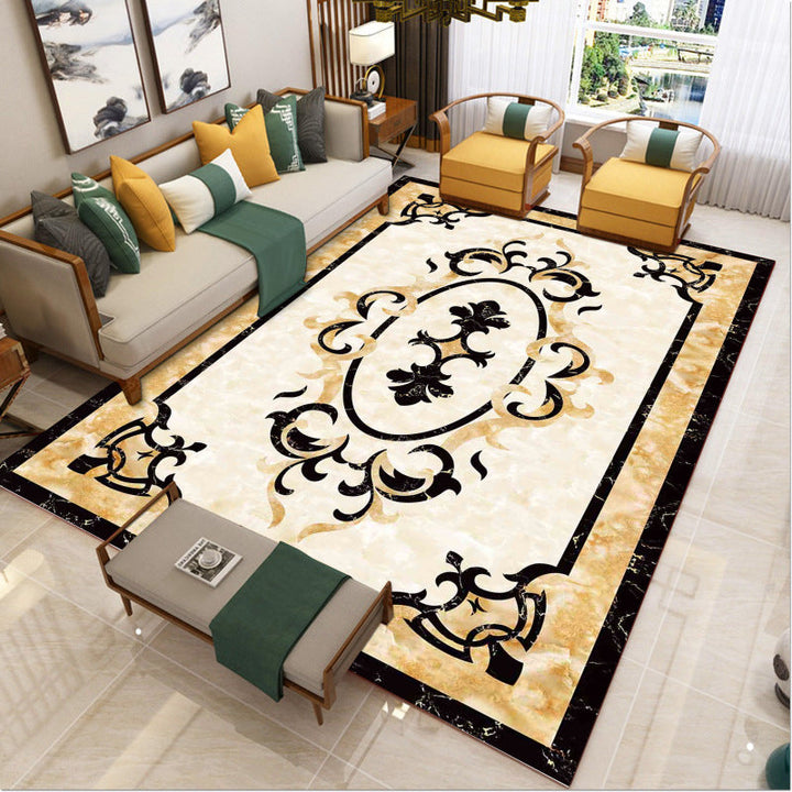 Lisslune | Luxury Southwest Rug Multicolored Floral Print Rug Pet-Friendly Easy to Care Washable Rug for the Living Room