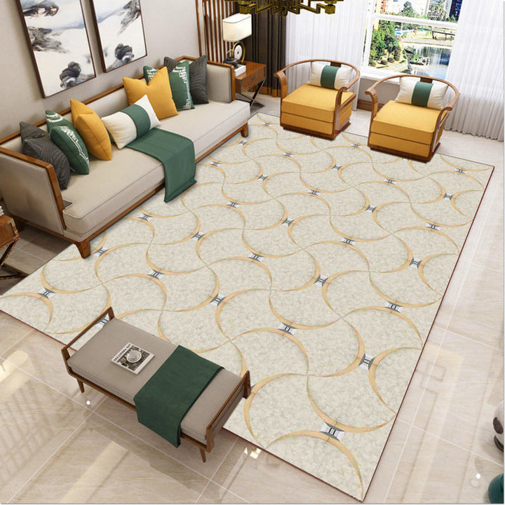 Lisslune | Luxury Southwest Rug Multicolored Floral Print Rug Pet-Friendly Easy to Care Washable Rug for the Living Room
