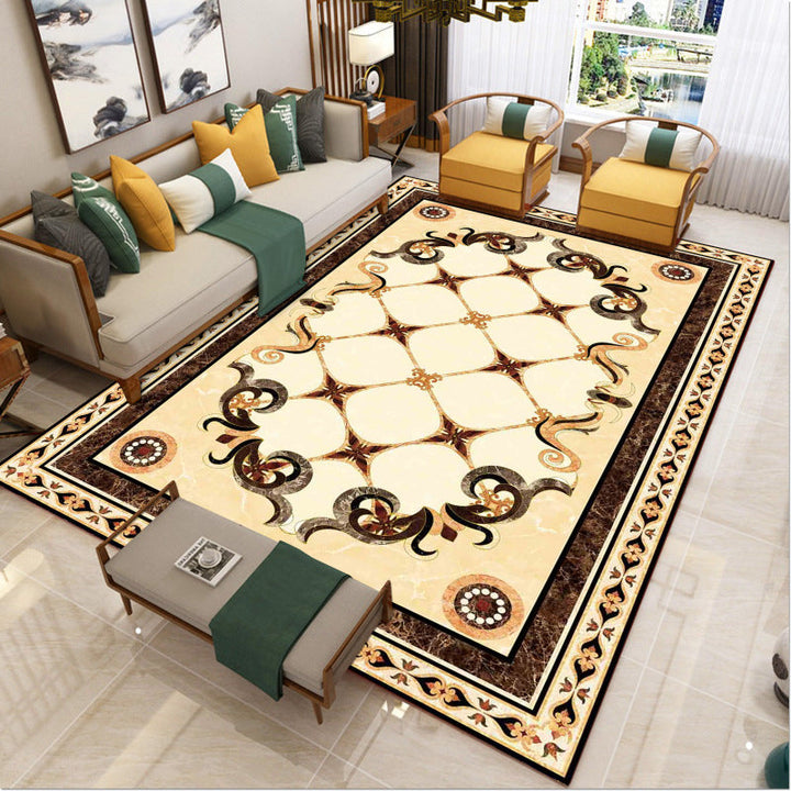 Lisslune | Luxury Southwest Rug Multicolored Floral Print Rug Pet-Friendly Easy to Care Washable Rug for the Living Room