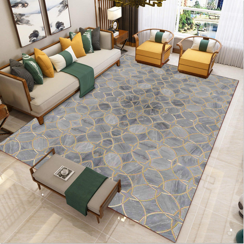 Lisslune | Luxury Southwest Rug Multicolored Floral Print Rug Pet-Friendly Easy to Care Washable Rug for the Living Room