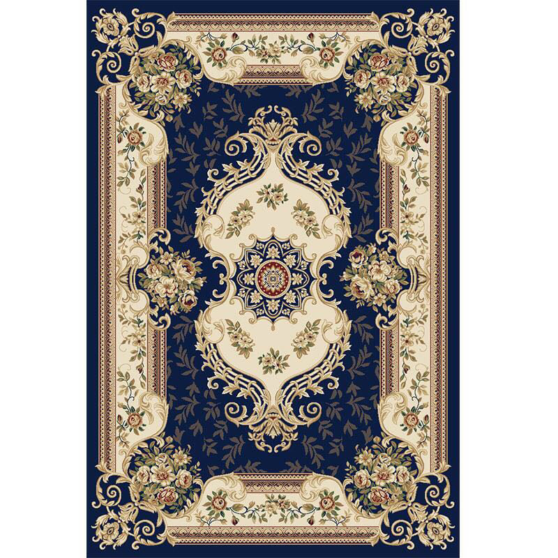 Lisslune | Americana Home Rug Multicolored Printed Rug Polyester Non-Slip Backing Easy Care Rug