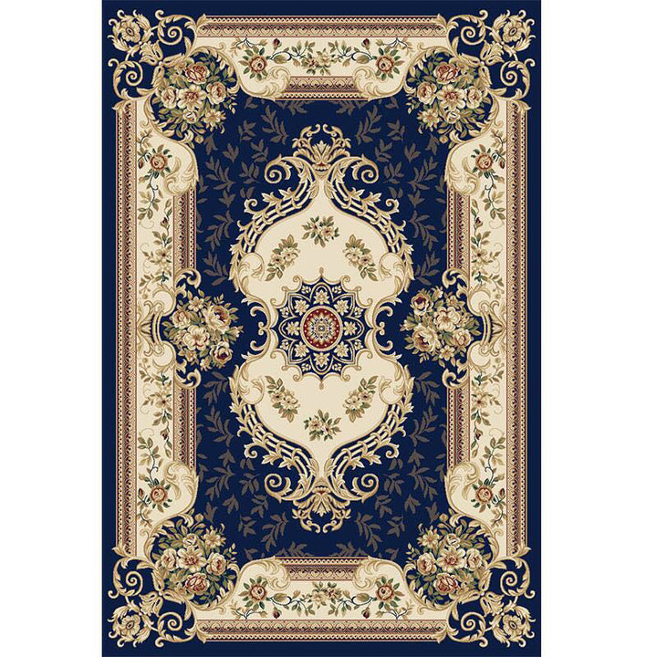 Lisslune | Americana Home Rug Multicolored Printed Rug Polyester Non-Slip Backing Easy Care Rug
