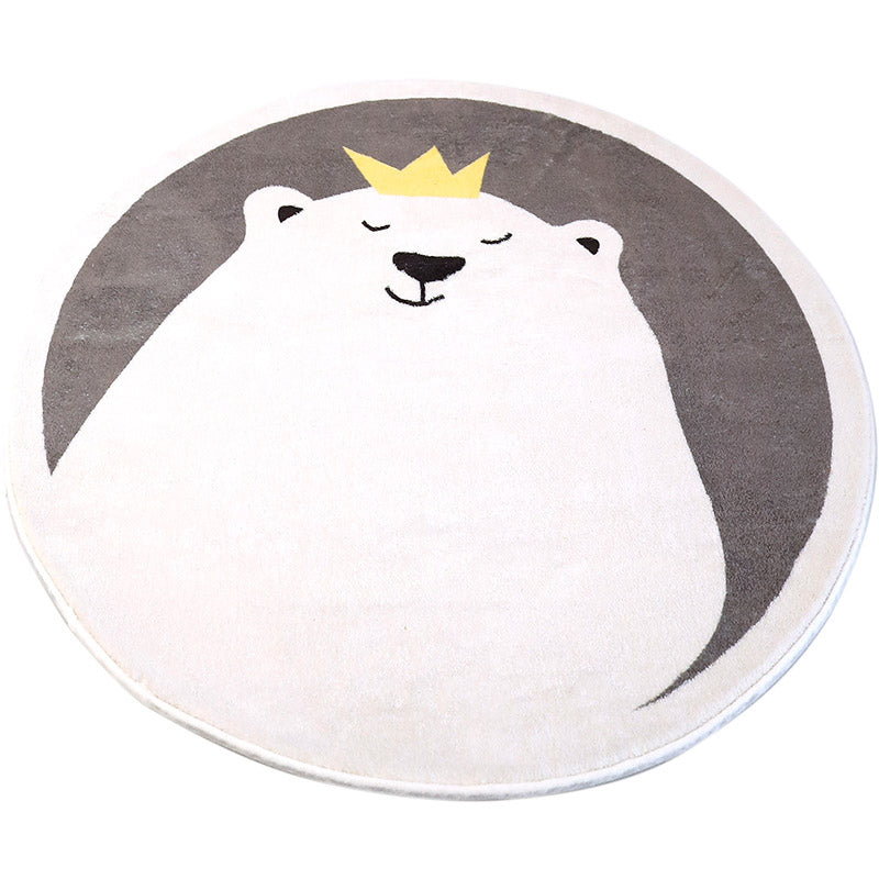Lisslune | Beautiful children's room carpet Multicolored cartoon pattern carpet Polyester non-slip machine washable carpet