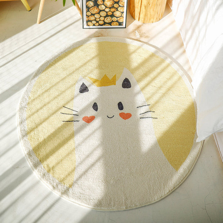 Lisslune | Beautiful children's room carpet Multicolored cartoon pattern carpet Polyester non-slip machine washable carpet