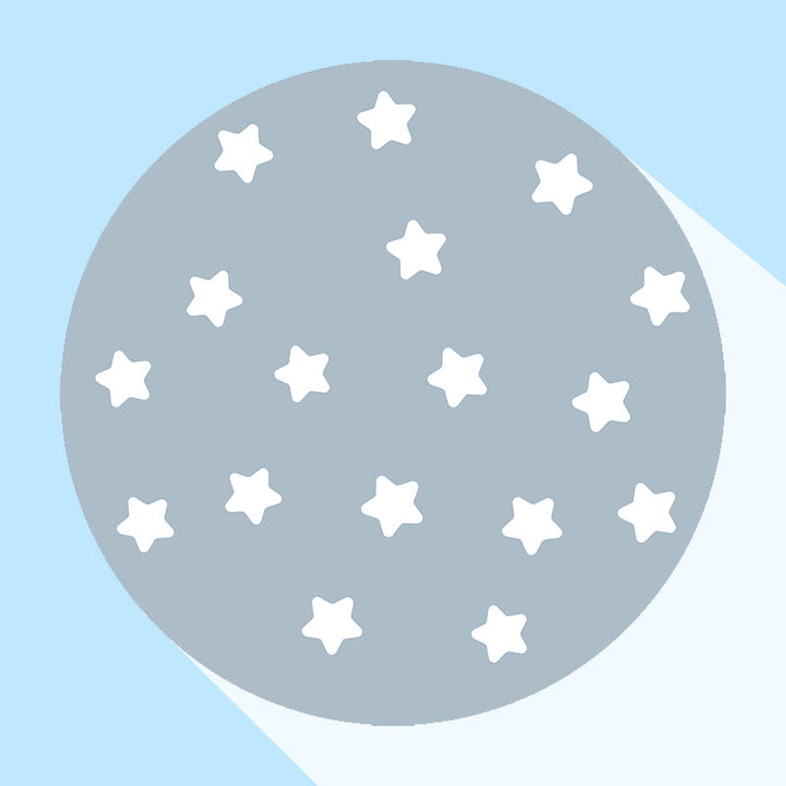 Lisslune | Multicolored simple rug Polyester polka dot print rug pet-friendly non-slip backing rug for children's room