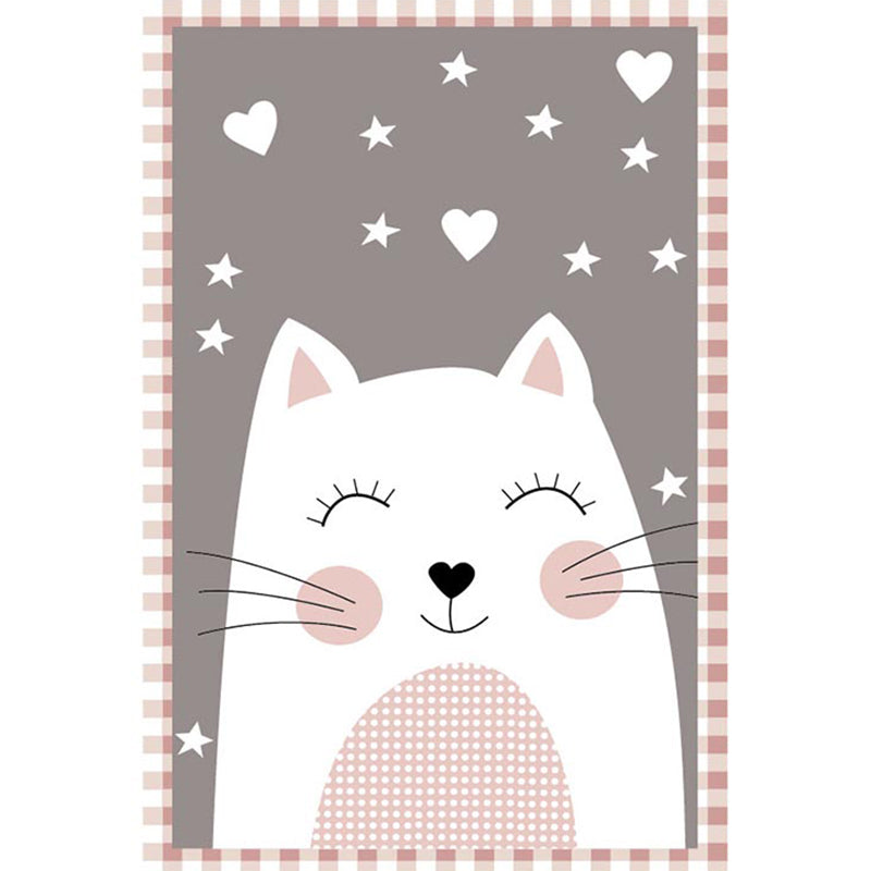 Lisslune | New children's carpet Multi-colored Cartoon Indoor carpet Synthetic Non-slip Stain-resistant Washable carpet