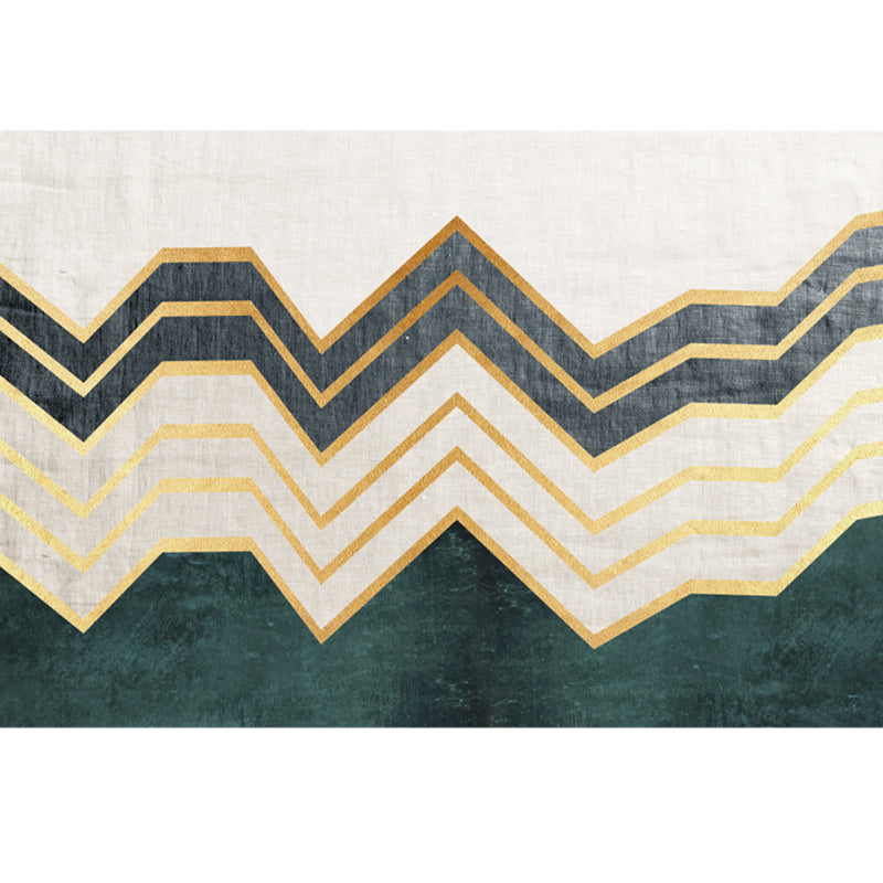 Lisslune | Funky Living Room Rug Multicolor geometric pattern rug polypropylene pet-friendly washable rug