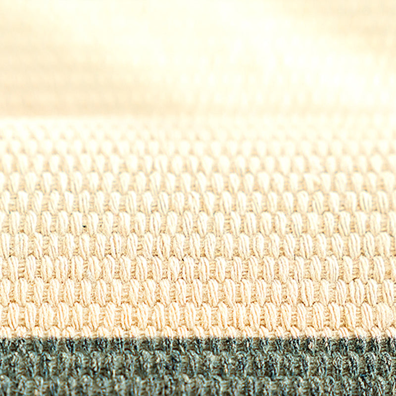 Lisslune | Classic living room carpet Colorful geometric printed carpet washable woven rug with tassels