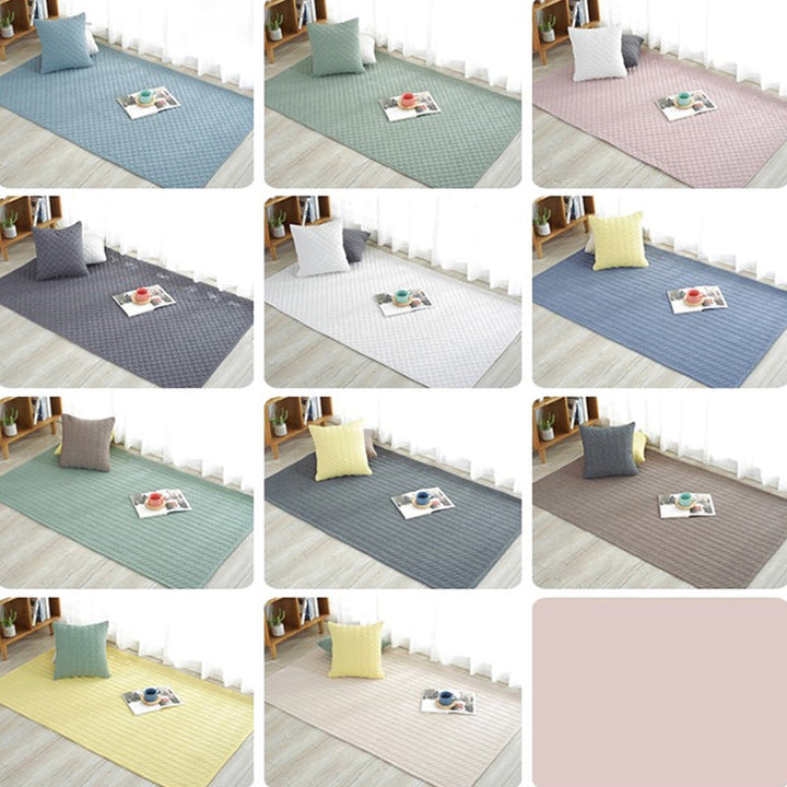 Lisslune | Beautiful children's room rug Colorful cartoon pattern rug Cotton non-slip backing pet-friendly rug