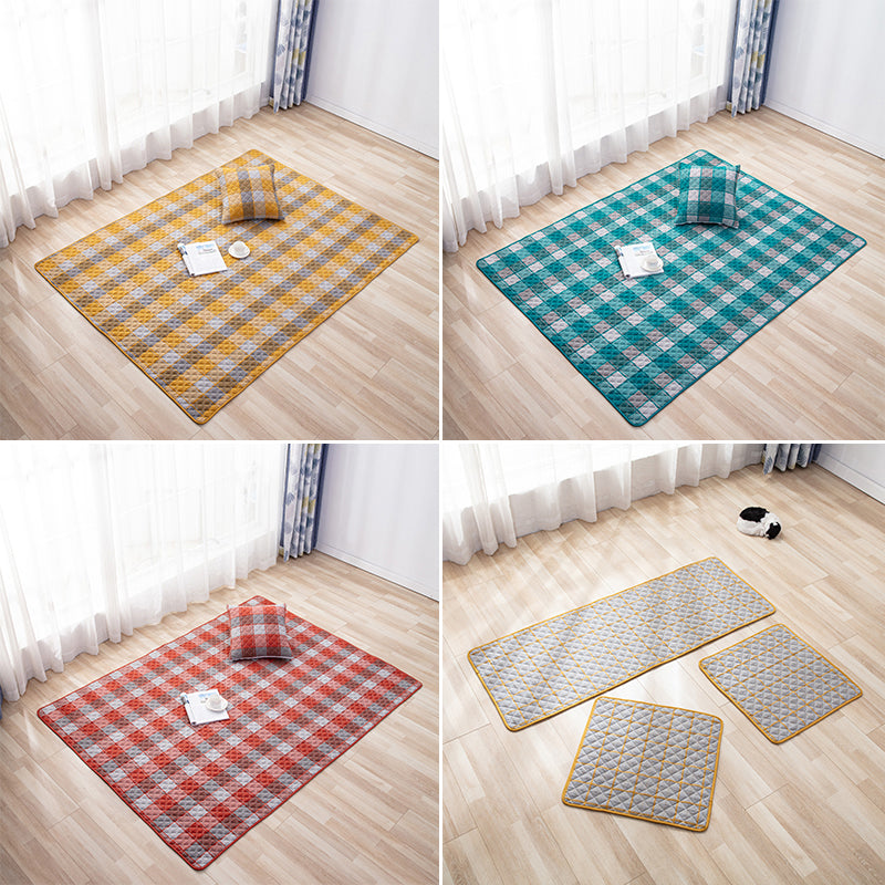 Lisslune | Beautiful children's room rug Colorful cartoon pattern rug Cotton non-slip backing pet-friendly rug