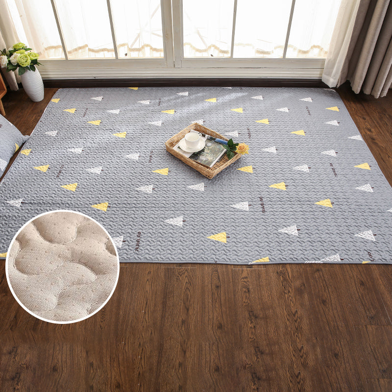 Lisslune | Beautiful geometric rug Multicolored Trend rug Cotton Easy to care for Pet-friendly Washable indoor rug for rooms
