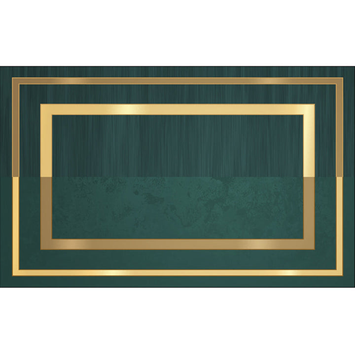 Lisslune | Luxury Living Room Rug Multicolor Geometric Pattern Rug Polyester Non-Slip Machine Washable Rug
