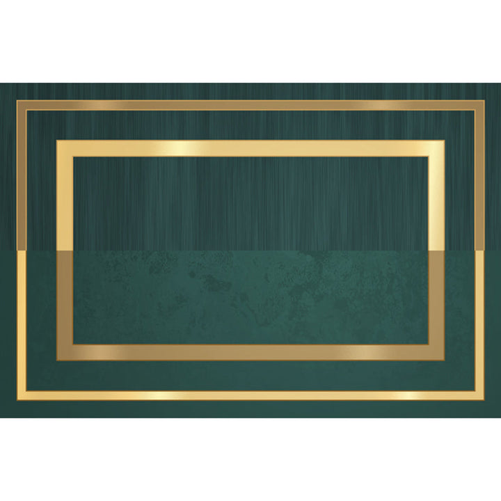 Lisslune | Luxury Living Room Rug Multicolor Geometric Pattern Rug Polyester Non-Slip Machine Washable Rug