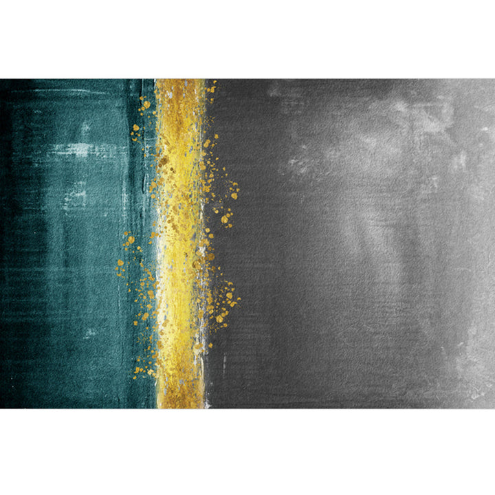 Lisslune | Luxury Living Room Rug Multicolor Geometric Pattern Rug Polyester Non-Slip Machine Washable Rug