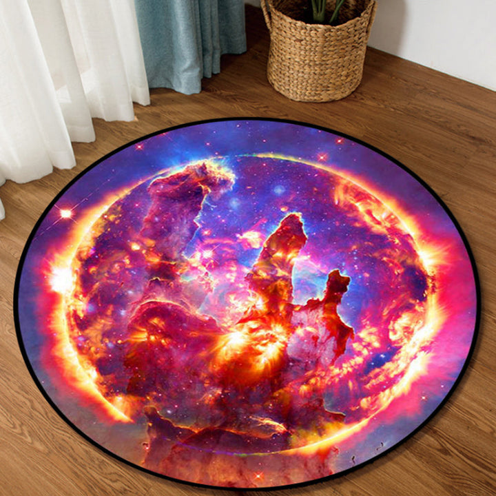 Lisslune | Modern Living Room Rug Multicolored Area Pattern Area Rug Pet-Friendly Easy Care Indoor Rug