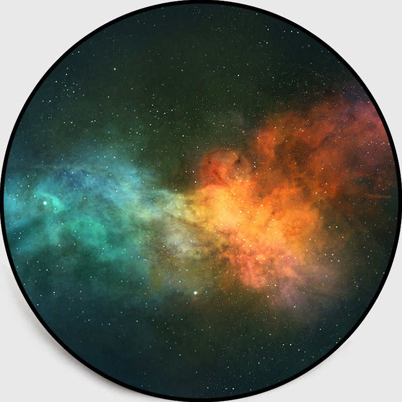Lisslune | Modern Living Room Rug Multicolored Area Pattern Area Rug Pet-Friendly Easy Care Indoor Rug