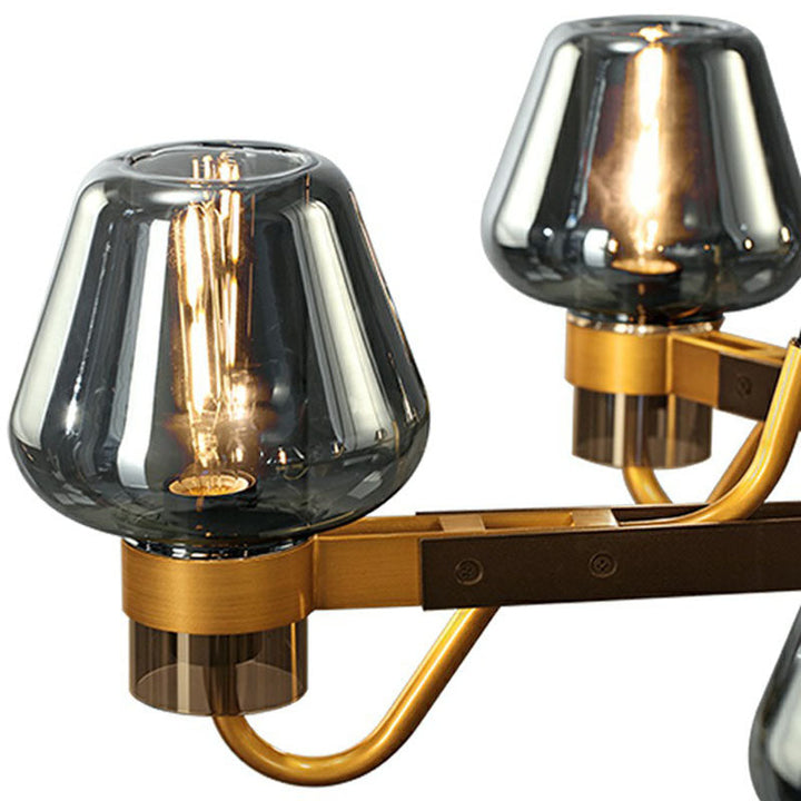 Lisslune | Conical Veranda Wall-Mounted Lighting Glass 1-Light Post-Modern Wall Mount Fixture