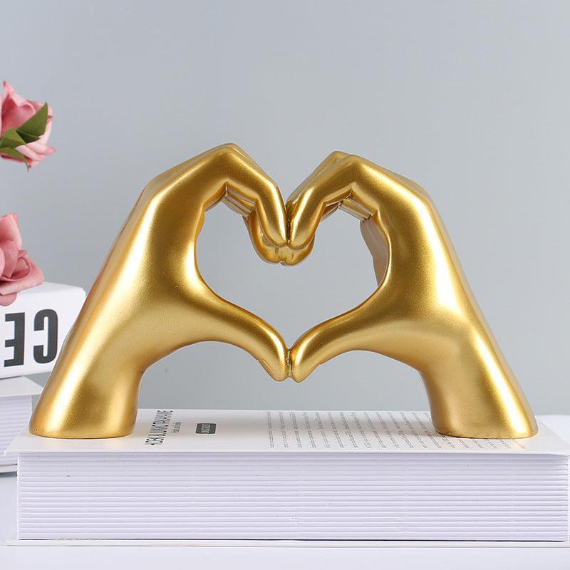 Lisslune | LoveSculpt Handcrafted Wooden Heart Decoration – Symbol of Love & Connection for Home Decor