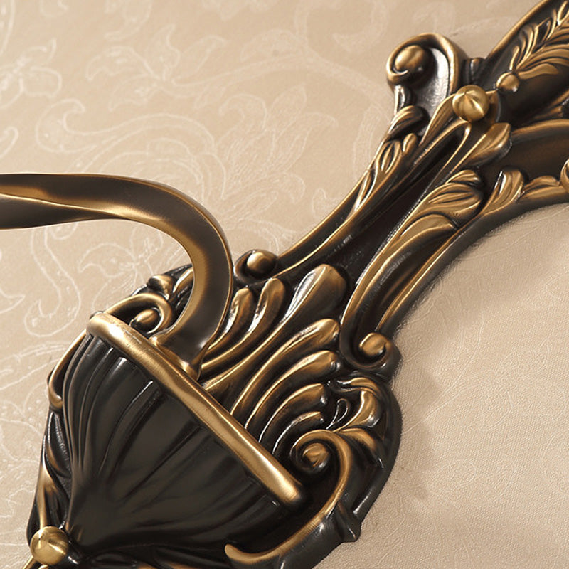 Skørter | 1/2-light wall lamp vintage porch wall sconce with flared matte glass in bronze