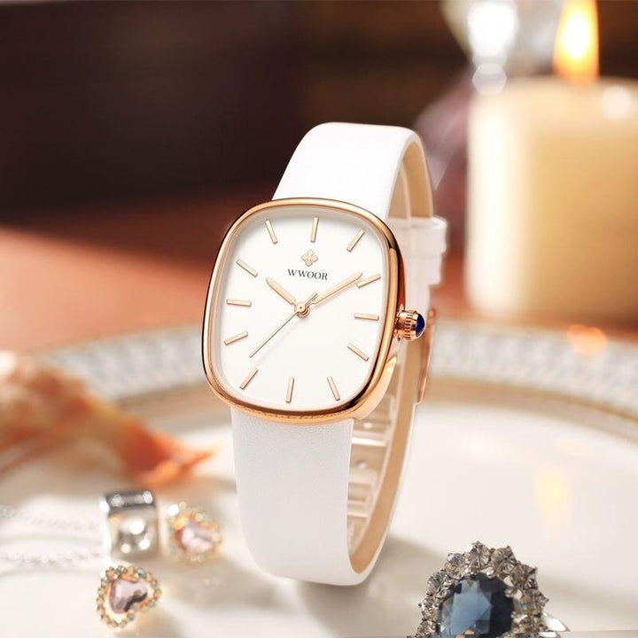 Skorter | Luxury Leather Quartz Watch for Women