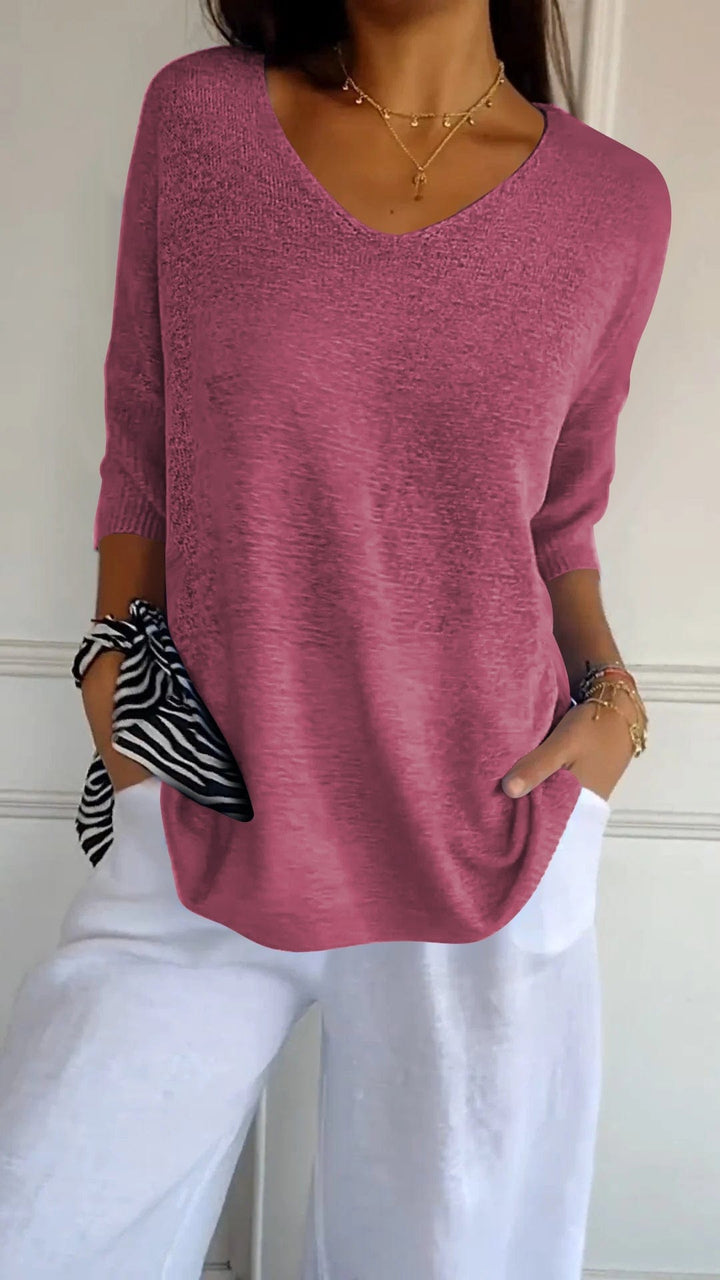 Lisslune | Smoothly knitted Sanbergs with V-neck