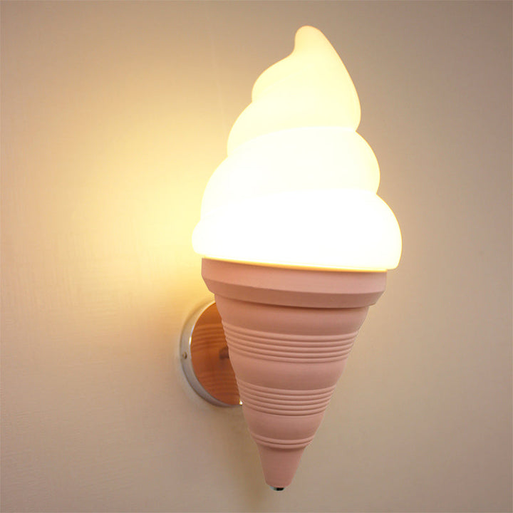 Skørter | Kids Ice Cream Parlor Wall Lamp Light Plastic Bedroom LED Wall Light Sconce