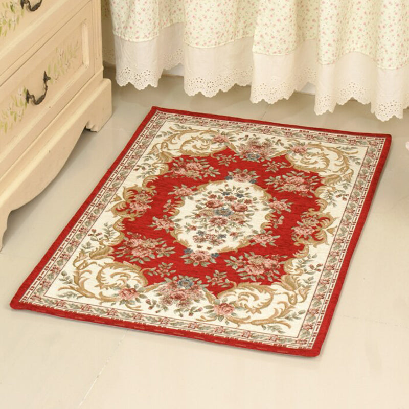 Lisslune | Chic Living Room Rug Multicolored Polypropylene Area Rug Non-Slip Back Easy-Care Indoor Rug