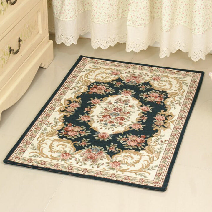 Lisslune | Chic Living Room Rug Multicolored Polypropylene Area Rug Non-Slip Back Easy-Care Indoor Rug