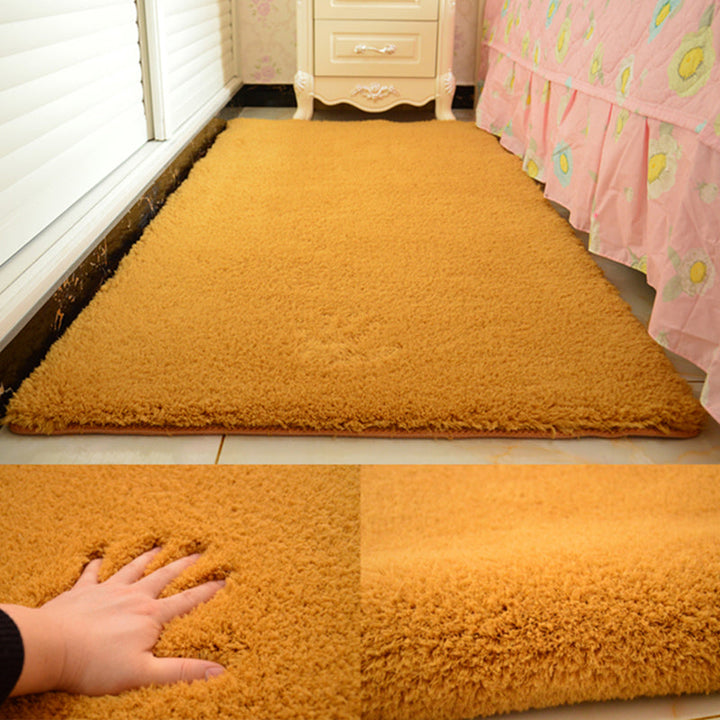 Lisslune | Casual Rug Acrylic Solid Color Rug Easy Care Indoor Rug for Bedroom