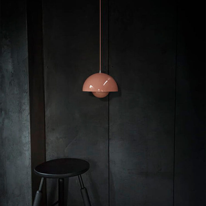 Lisslune | Nordic Macaron 1-Light Half-Circle Dome Pendant Light