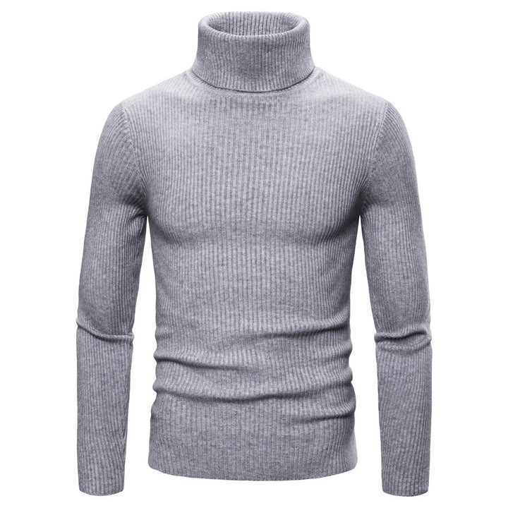 Men's stylish turtleneck sweater made of high-quality knit Lisslune