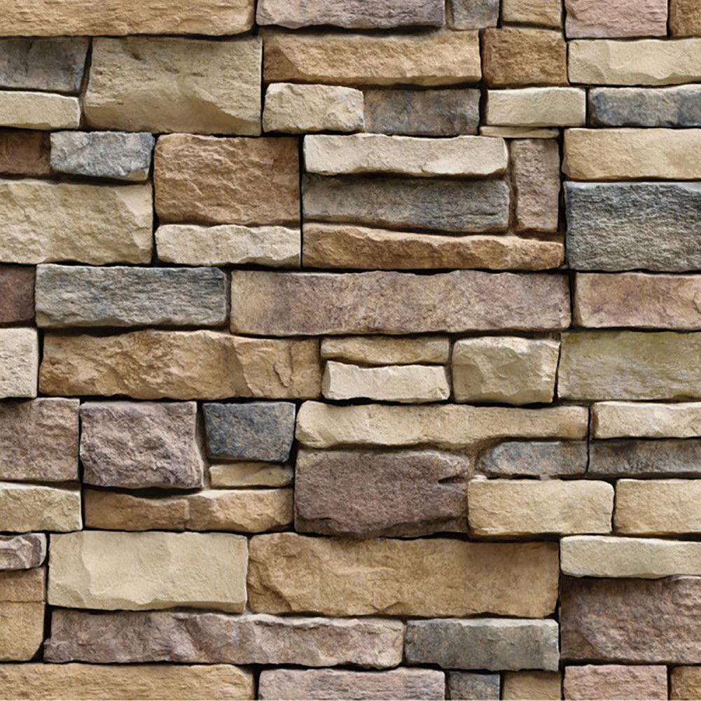 Lisslune | Vintage Brick 3D Self-Adhesive Wallpaper Decal for Home Makeover